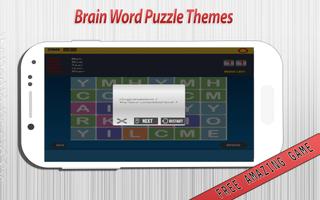 Brain Word Puzzle Themes تصوير الشاشة 1