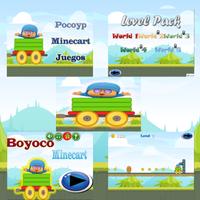 Pocoyp Minecart Juegos Ekran Görüntüsü 1