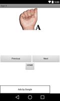 American Sign language for Beg poster