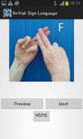 British Sign Language. A Begin poster