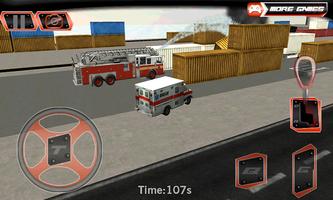 Cidade Ambulance Parking 3D imagem de tela 3