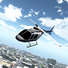 Vol Hélicoptère de la police icône