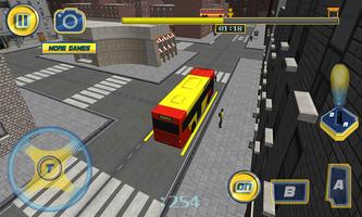 3D езды на автобусе Simulator постер