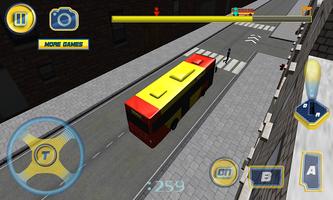3D езды на автобусе Simulator скриншот 1