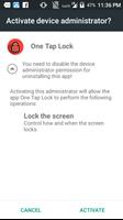 One Tap Lock capture d'écran 1