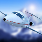 Airplane Fly the Swiss Alps آئیکن