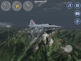 Airplane Fly the Swiss Alps اسکرین شاٹ 1