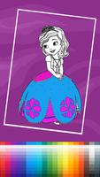 Princess Sofia Beauty Coloring Game постер