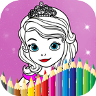 Princess Coloring Book For Sofia ไอคอน