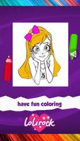 Loli Coloring Free Games Affiche