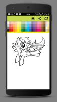 Coloring Little Pony Unicorn World screenshot 2