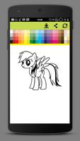 Coloring Little Pony Unicorn World imagem de tela 3