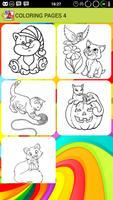 Coloring Cute Cat : Basic imagem de tela 3