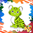 Animals Baby Kids Coloring 图标