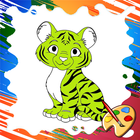 Animals Baby Kids Coloring icon