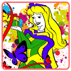 Anime Princess Coloring icon