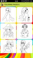 Anime Princess Coloring capture d'écran 3