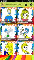 Anime Princess Coloring स्क्रीनशॉट 1