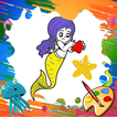 Mini Mermaid Coloring Pages