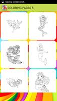 Mini Mermaid Coloring Pages screenshot 3