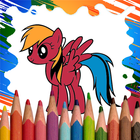 Little Pony Coloring Pages أيقونة