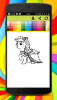 Little Pony Coloring Pages تصوير الشاشة 2