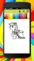 Little Pony Coloring Pages imagem de tela 2