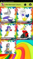 Princess Mermaid Games Coloring syot layar 2
