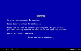 Blue Screen of Death 포스터