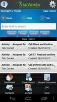 TrialWorks App स्क्रीनशॉट 1
