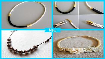 Cool DIY Leather Necklace samouczek plakat