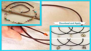 Cool DIY Leather Necklace samouczek screenshot 2