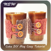 ”Cute DIY Mug Cozy Tutorial