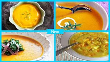Leckere Butternuss-Squash-Suppen Plakat