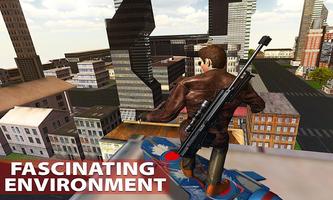 Hoverboard Sniper shooter War screenshot 1
