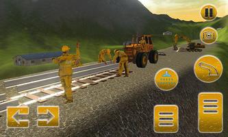 Express Train Railway Track Construction Sim 2017 poster