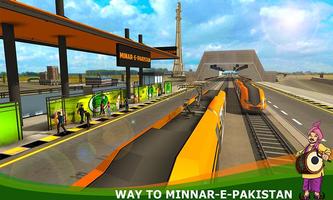Orange Line Metro Train Game: New Train Simulator imagem de tela 2