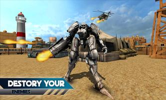 Super Train Transform Robot War 3D ảnh chụp màn hình 3
