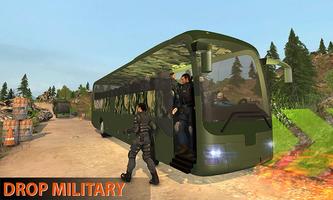 Real Offroad US Military Coach Transporter Sim poster