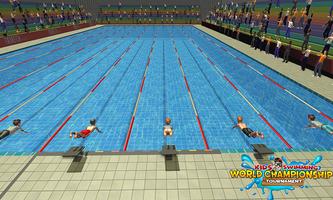 世界選手権大会水泳キッズ スクリーンショット 2