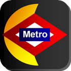 Nighttime Metro Madrid ikona