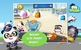 Dr. Panda Airport الملصق