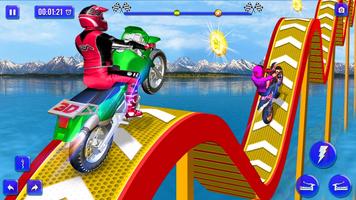 Poster Tricky Bike Trail Stunt Giochi di Acrobazia