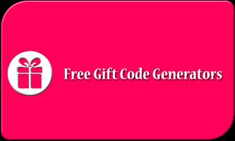 Free Gift Card Generator poster