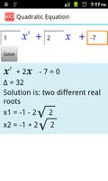 Quadratic Equation AX2 capture d'écran 1