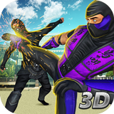 Ninja Fighting Game - Kung Fu Fight Master Battle آئیکن