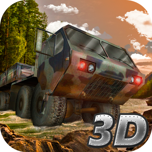 Ejército Camión Offroad 3D