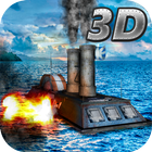 Sea War: Warship Battle 3D icône