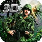 जंगल कमांडो 3 डी: निशानेबाज आइकन