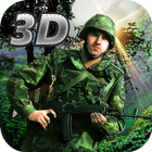 Comando Jungla 3D: Tirador icono